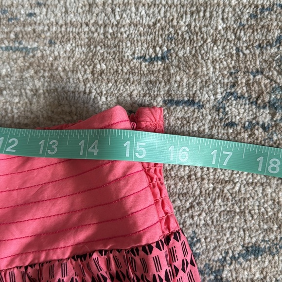 Anthropologie Blooming print Auberte poplin tiered midi skirt NWT - Picture 10 of 11